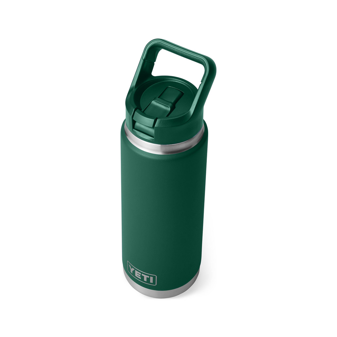 Yeti Rambler 26oz Colour Straw Bottle – Black Forest Green 5 Yeti Rambler 26oz Colour Straw Bottle