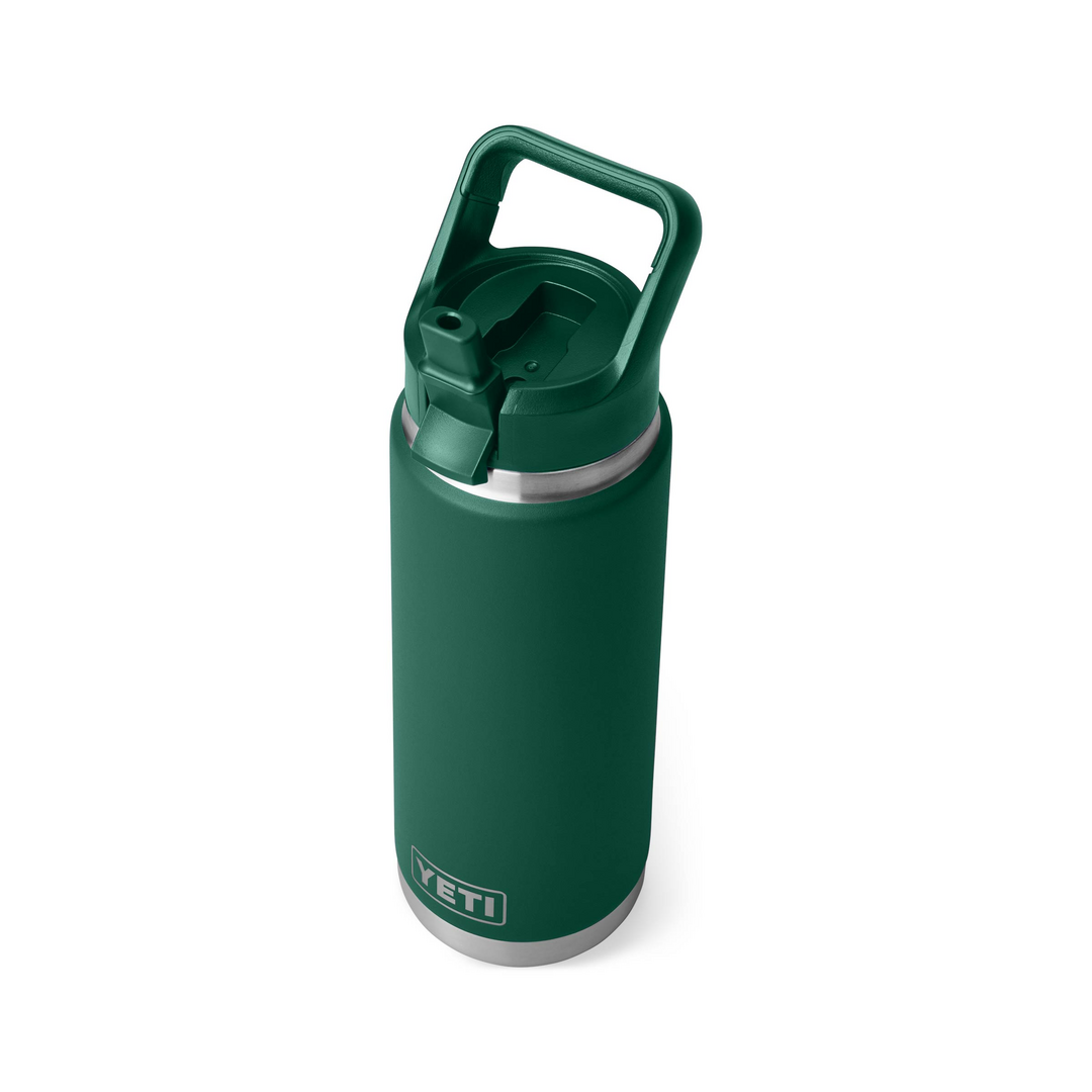 Yeti Rambler 26oz Colour Straw Bottle – Black Forest Green 4 Yeti Rambler 26oz Colour Straw Bottle