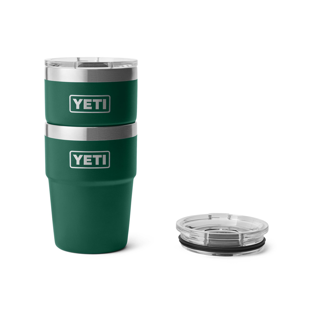 Yeti 16oz Stackable Cup - Black Forest Green 4 Yeti Rambler 16oz Stackable Cup