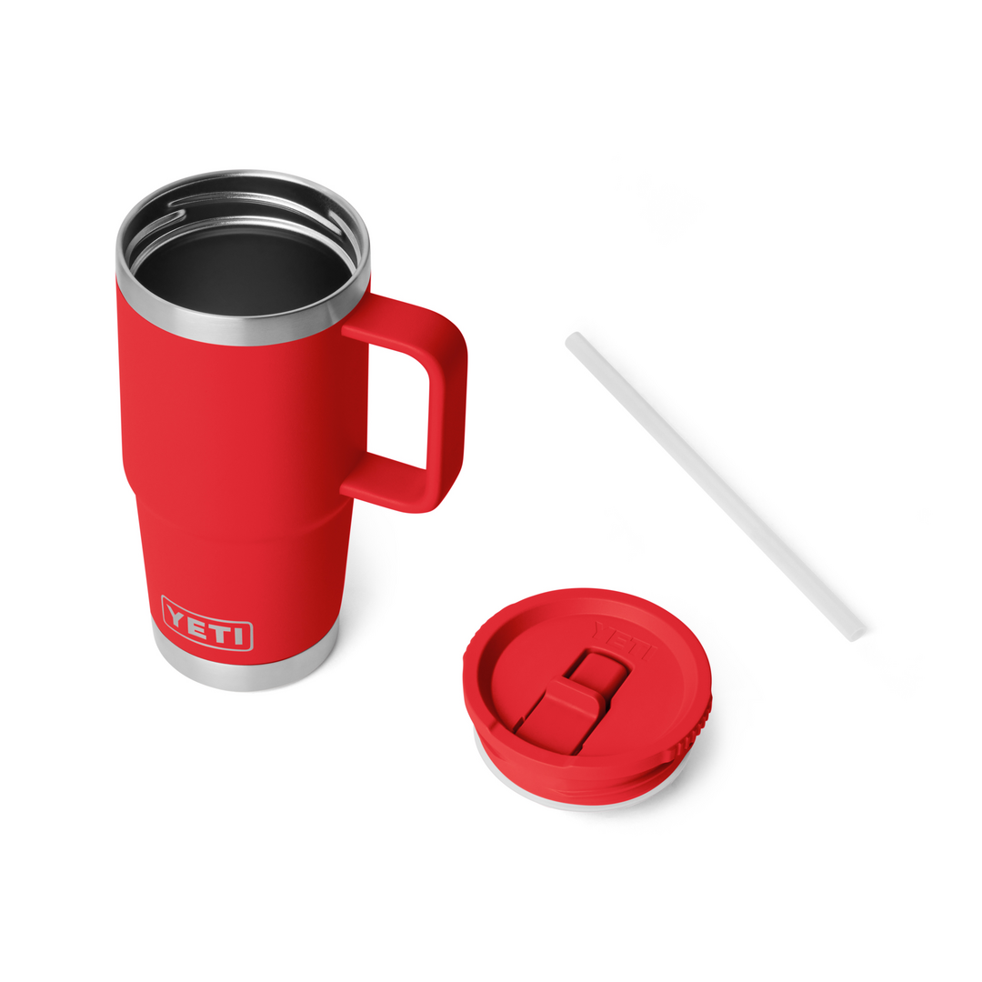 Yeti Rambler 20oz Travel Straw Mug - Rescue Red 3 20oz Travel Straw Mug